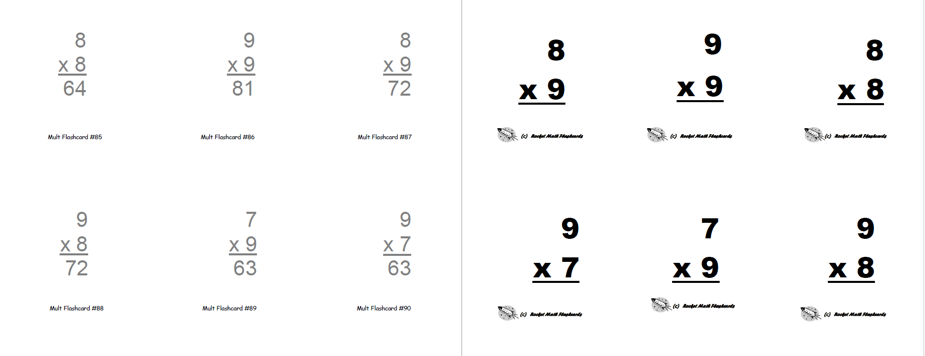 Print Formulas And Vocabulary Flashcards Easy Notecards Riset
