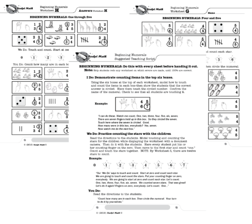 Rocket Math Adds Beginning Numerals & Counting Program - Rocket Math