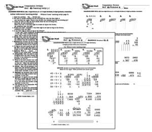Division-Learning Computation-Learning Track - Rocket Math