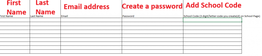 (F) Import Teacher Mgrs with CSV file - Rocket Math