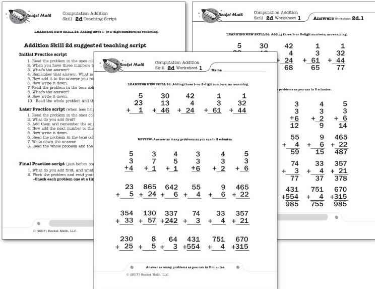 5th Grade Computation Worksheets